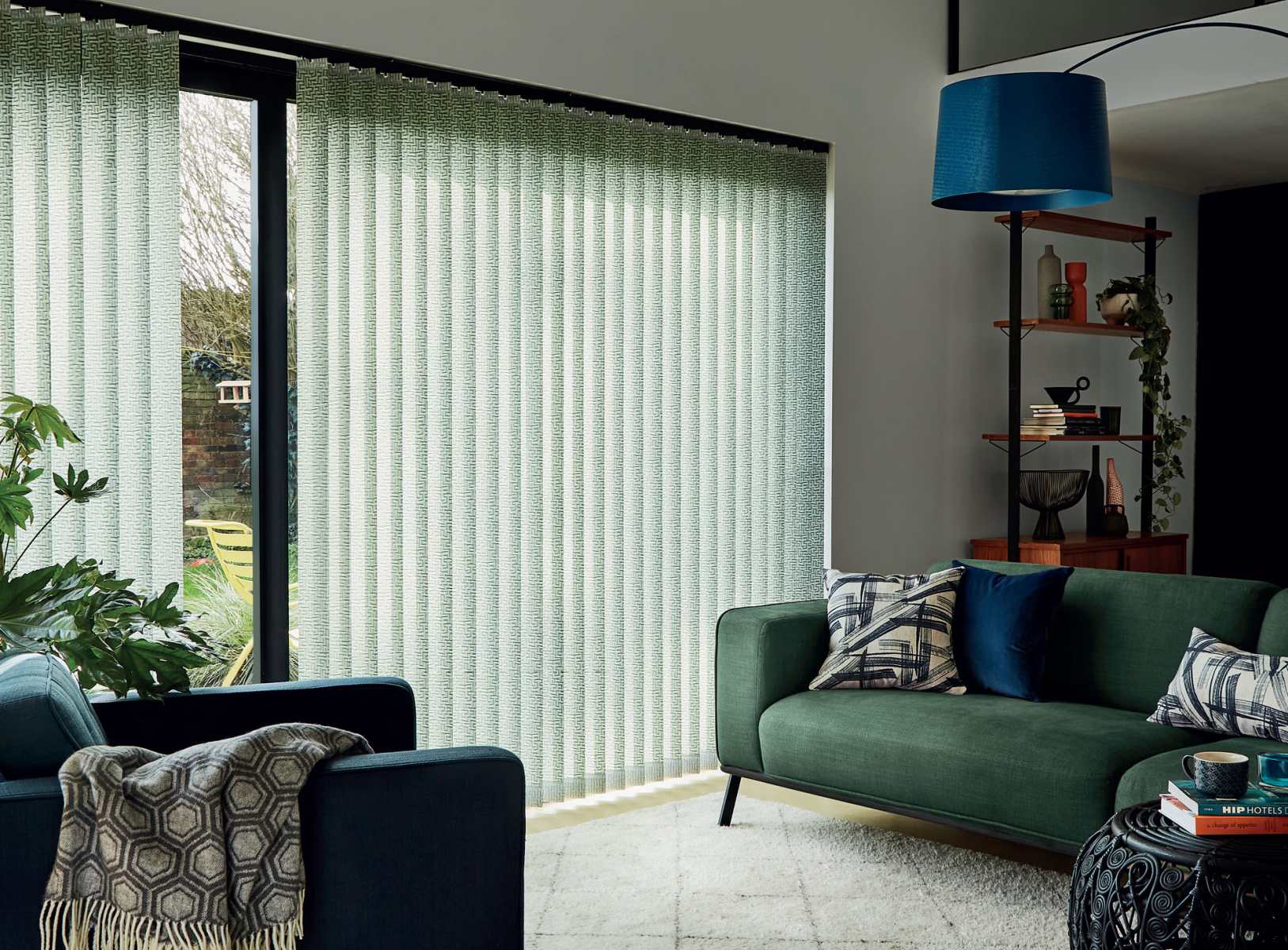 Aquarius vertical blind